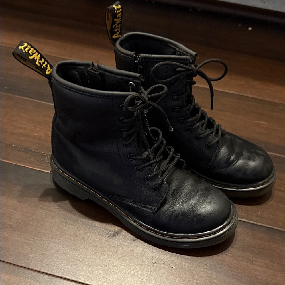 Dr. Martens Black Lace-Up Boots